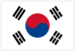 Vlajka Jižní Korea 90x150cm č.97