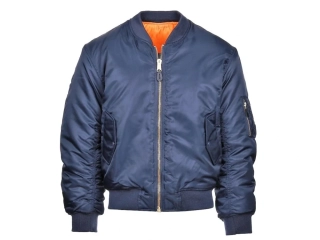 Bunda MA1 oboustranná Bomber Jacket Fostex® Navy modrá-oranžová