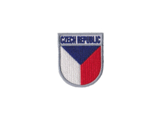 Nášivka AČR CZECH REPUBLIC česká vlajka CZ pilot suchý zip
