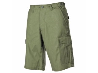 Bermudy bavlněné zelené US BDU RipStop OD Green MFH® 01512B