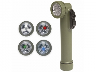 Baterka US 6 LED oliv s přepínačem Miltec