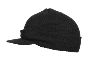 Kulich s kšiltem černý Fostex