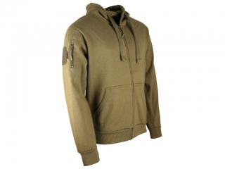 Taktická mikina Spec-Ops s kapucí na zip Coyote Velcro Kombat® Tactical