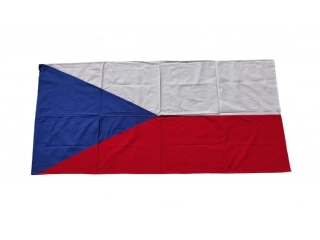 Česká vlajka státní bavlněná 75 x 160 cm