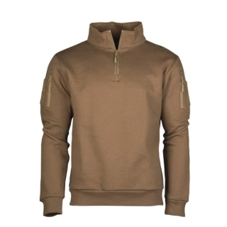 Mikina taktická se zipem Mil-Tec® Dark Coyote
