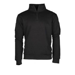 Mikina taktická se zipem Mil-Tec® BLACK
