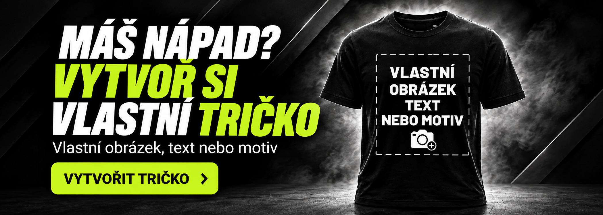 tričko s vlastním potiskem